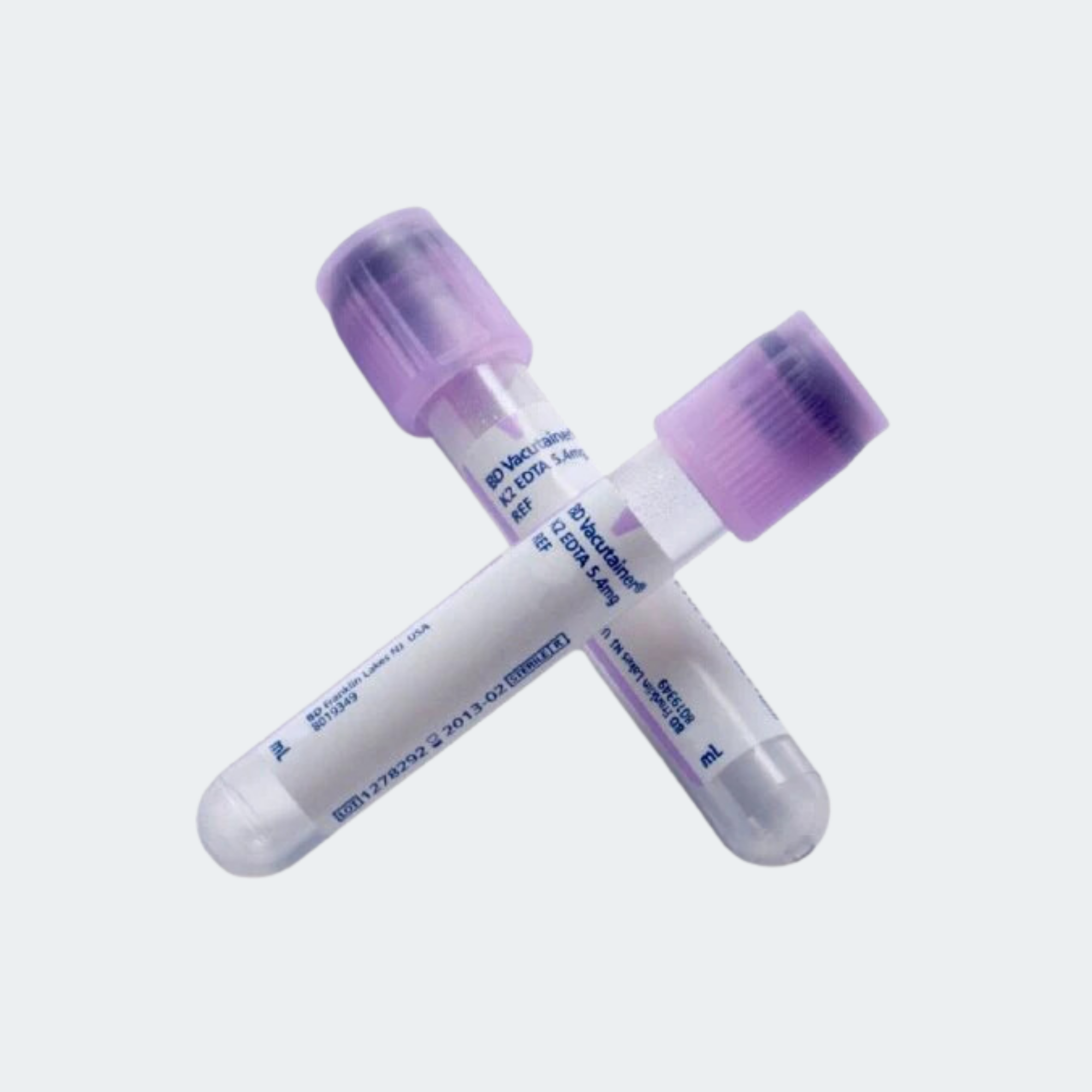 BD Vacutainer Blood Collect Tubes K2EDTA 13x75 4mL