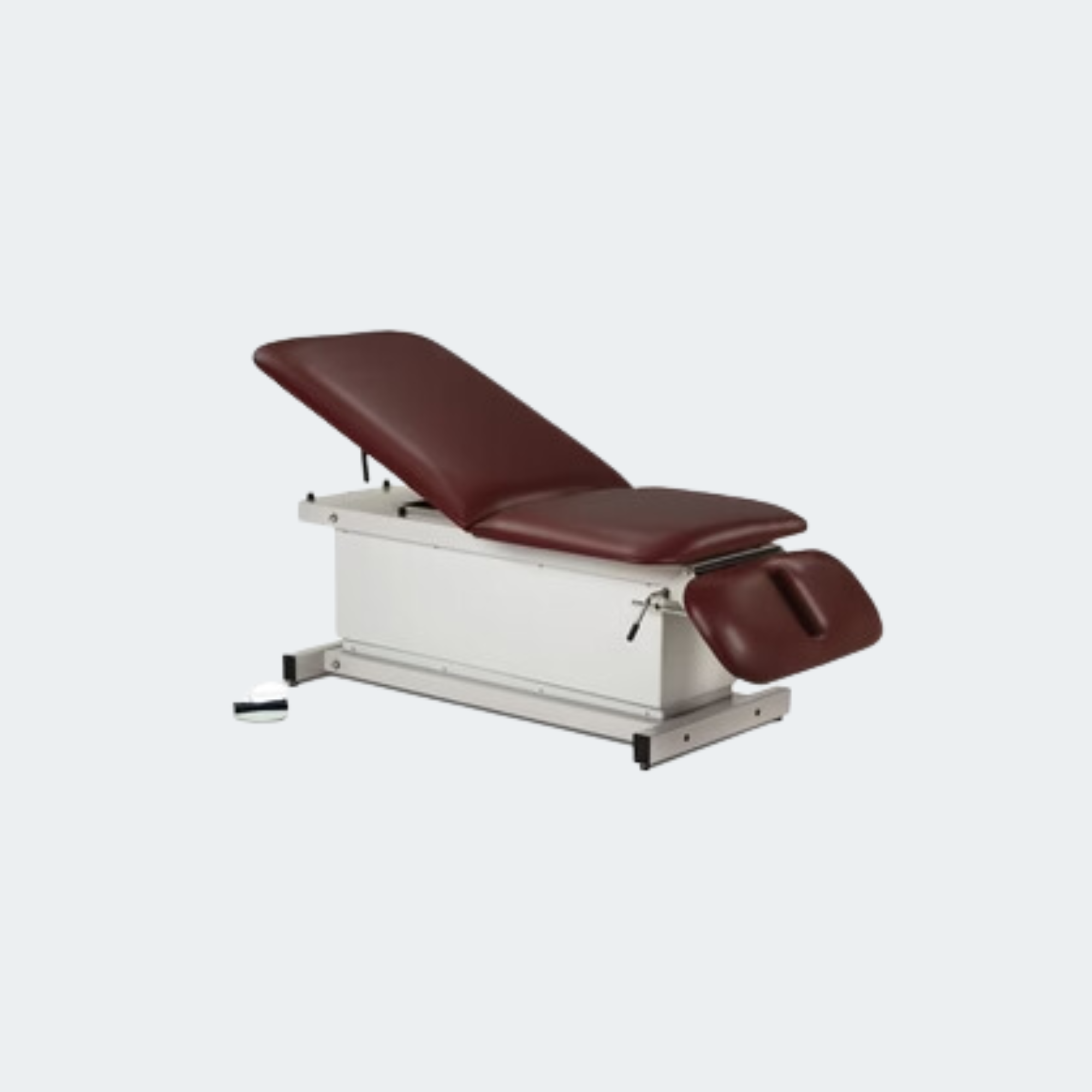 Power XL 600, Shrouded, Power Table with Adjust. Backrest and Drop Section