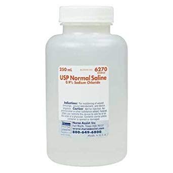 Sterile Saline Solution 250MLNDCNormal SalineAOSS Medical Supply
