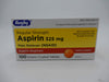 Aspirin Coated 700437 Tablet 325mg (100EA/BO)