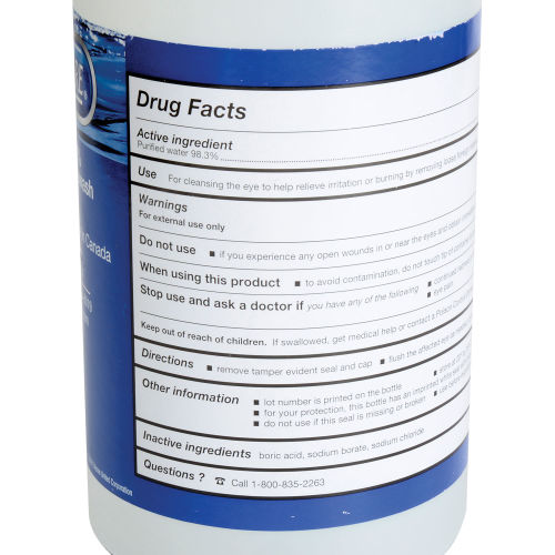 PhysiciansCARE® 32 oz. Sterile Solution Emergency Eye Wash Station Refill BottleAOSS Medical SupplyEye WashAOSS Medical Supply