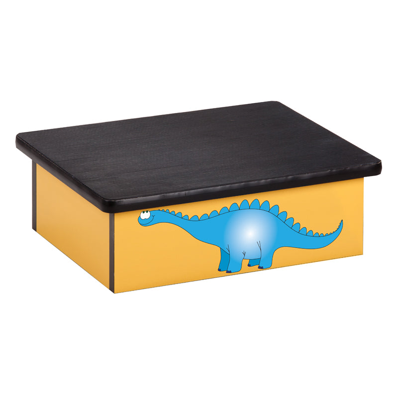 Step Stool featuring smiling Dinosaur