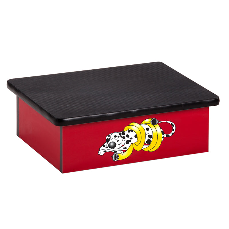 Step stool with Dalmatian