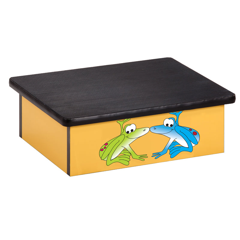 Step Stool featuring Tree Frogs on Yellow