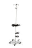 I.V. Stand 118T 4 Hooks, 5 Leg, General Care, Medium Duty