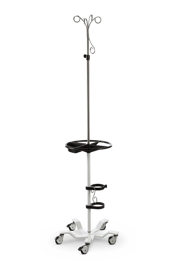 I.V. Stand 122T 5 Hooks, 5 Leg, General Care, Medium Duty