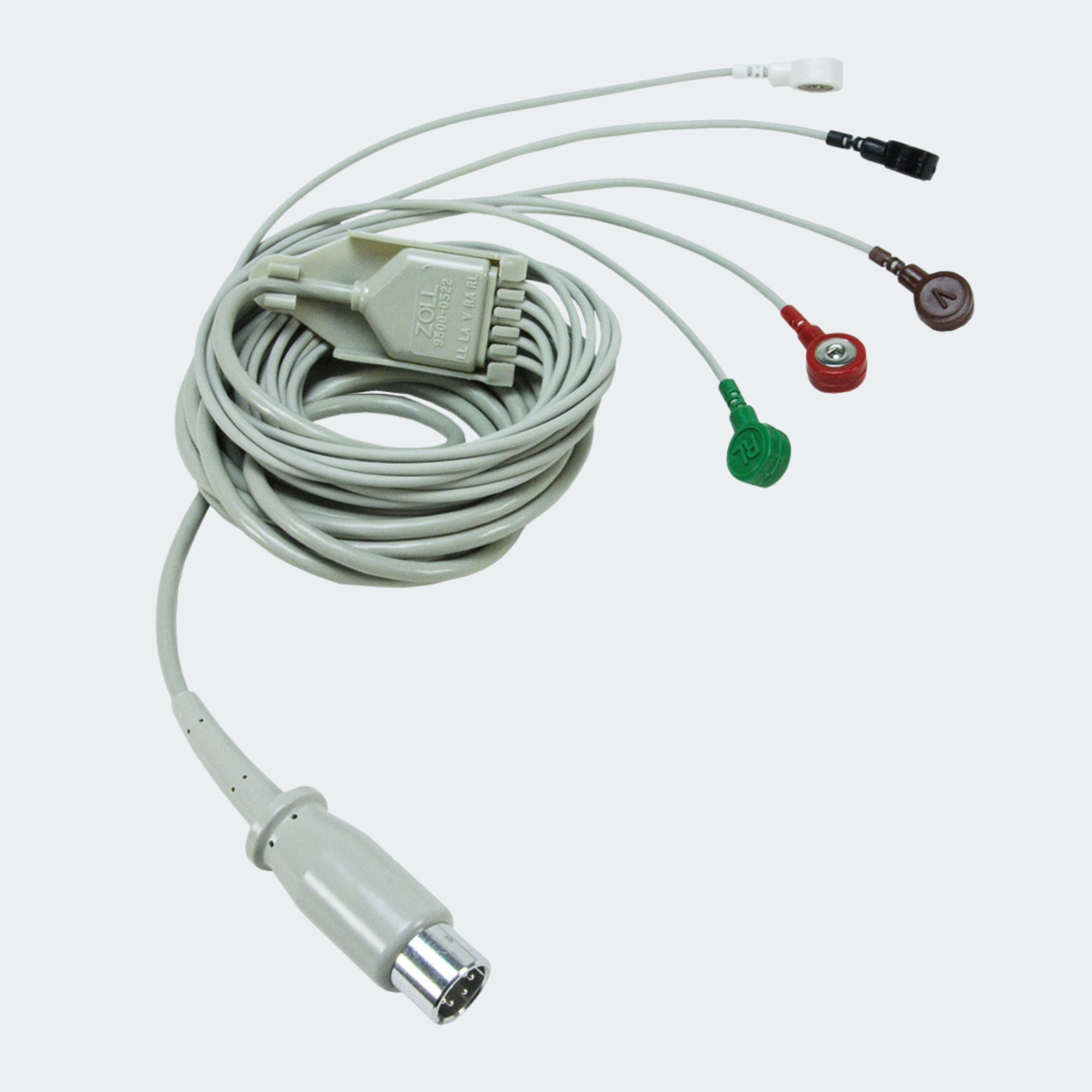 5-lead Patient Cable with integral lead wires for ZOLL E, M & R Series Defibrillators Part #: 8000-1005-01