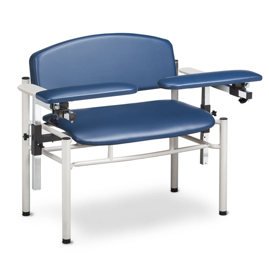 SC Series, Extra-Wide, Padded, Blood Drawing Chair with Padded Flip Arms