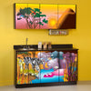 Serengeti Sunrise base and wall Cabinets