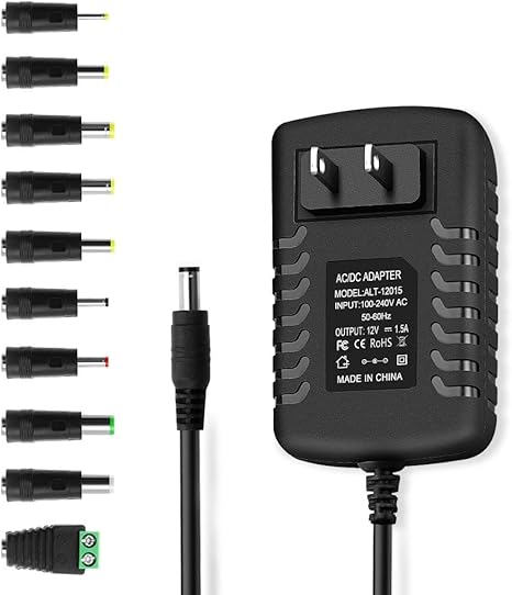 Power Supply Set, 100-240 V, 50-60 Hz AC, IEC Plug Type-B, -C, -G and -I (US Only)