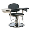 H Series, Padded, Blood Drawing Chair with Padded Flip Arm and Drawer