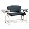 Lab X Series, Extra-Wide, Blood Chair with Padded Flip Arm and Drawer