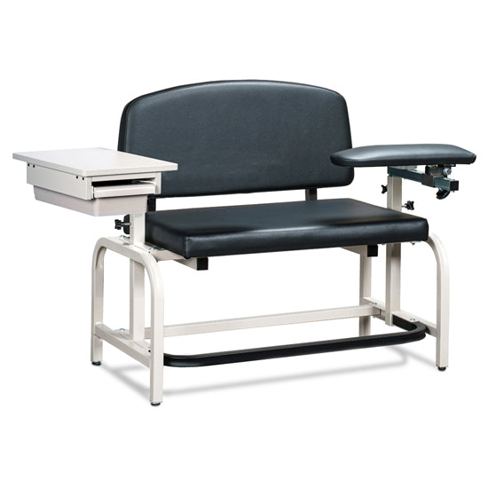 Lab X Series, Heavy-Duty, Blood Drawing Chair with Padded Flip Arm and Drawer