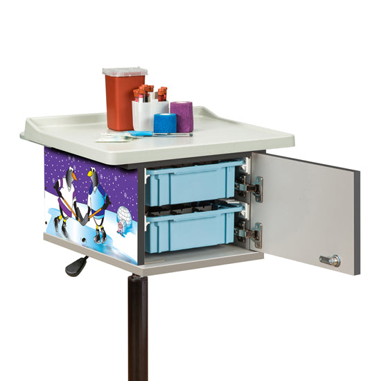 Cool Pals, 2-Bin, Phlebotomy Cart