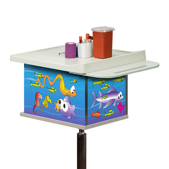 Ocean Commotion, 2-Bin, Phlebotomy Cart