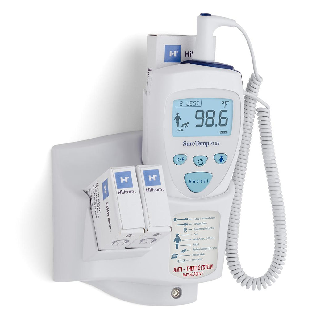 Model 692 SureTemp Plus Thermometer, One Per Room, Wall Mount, 9 ft Rectal Probe, Rectal Probe Well (must be locked to the wall) (US Only)