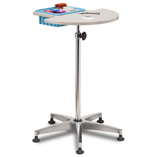 Half Round, Stationary, Clinton Clean™ Phlebotomy Stand