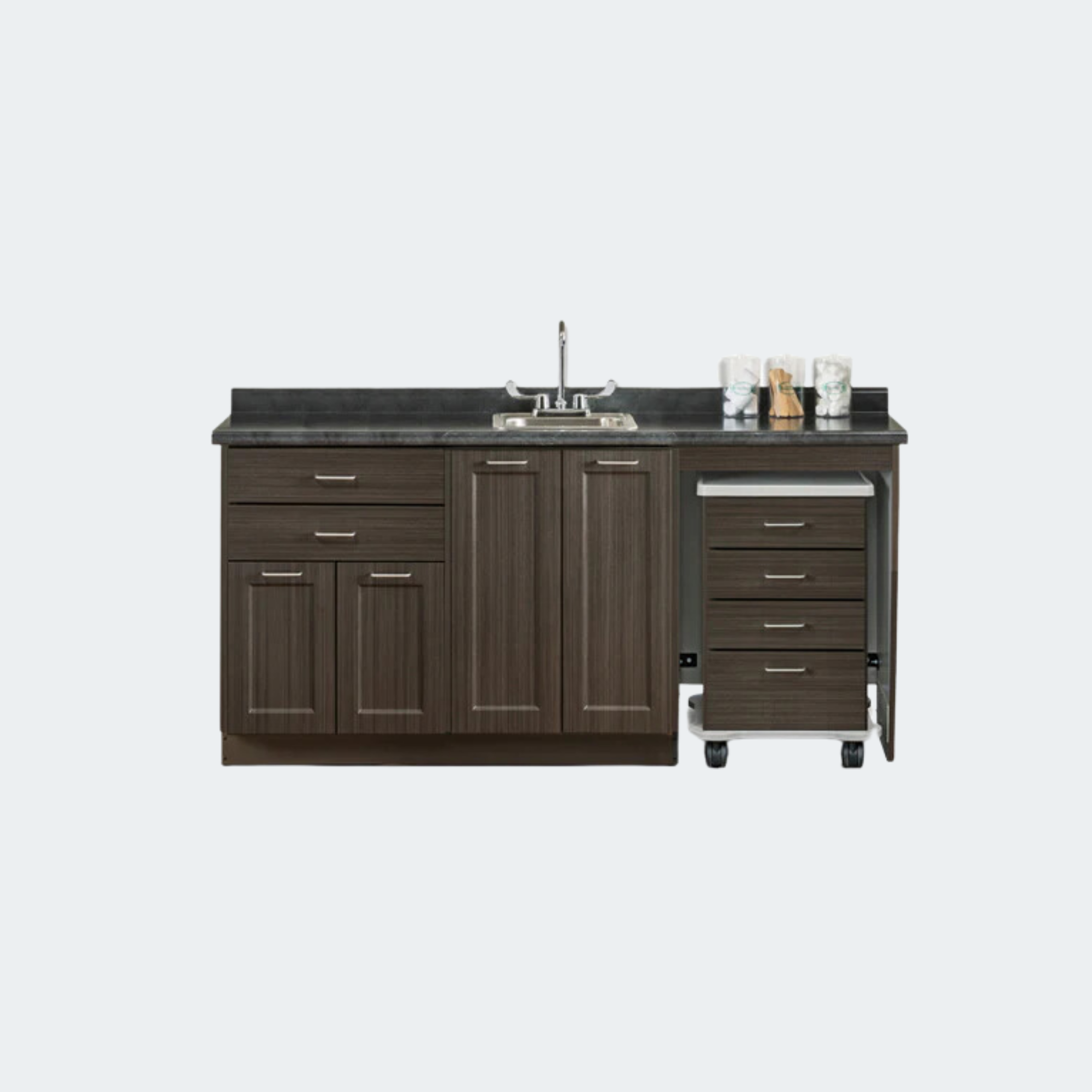72" Fashion Finish, Cart-Mate Cabinet/Cart Right Double door MIDDLE