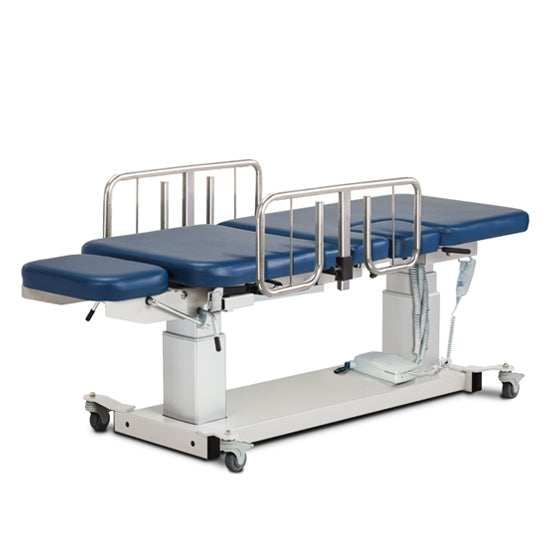 Multi-Use, Imaging Table with Stirrups and Drop Window