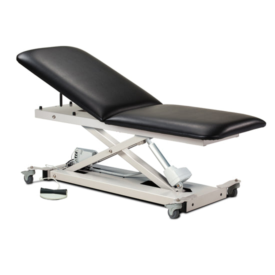 Power XL 600, Open Base, Power Table with Adjustable Backrest with Casters