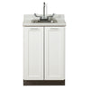 Model #8624  24" Fashion Finish, Base Cabinet with 2 Doors, and 24" Postform Countertop (includes sink)