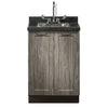 Model #8624  24" Fashion Finish, Base Cabinet with 2 Doors, and 24" Postform Countertop (includes sink)