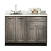 48" Fashion Finish, Base Cabinet and countertop with sink included