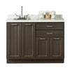 48" Fashion Finish, Base Cabinet and countertop with sink included