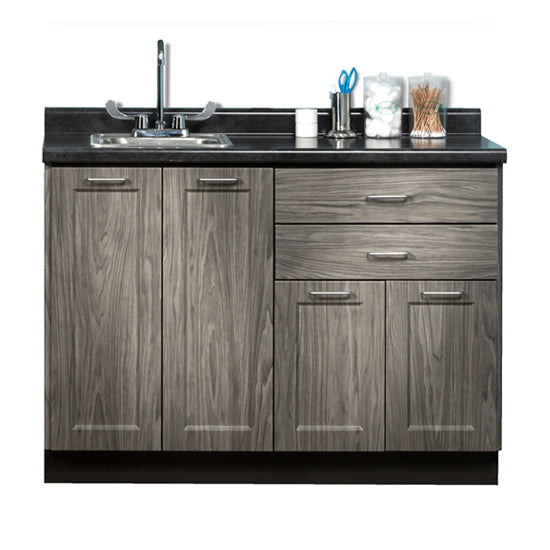 48" Fashion Finish, Base Cabinet and countertop with sink included