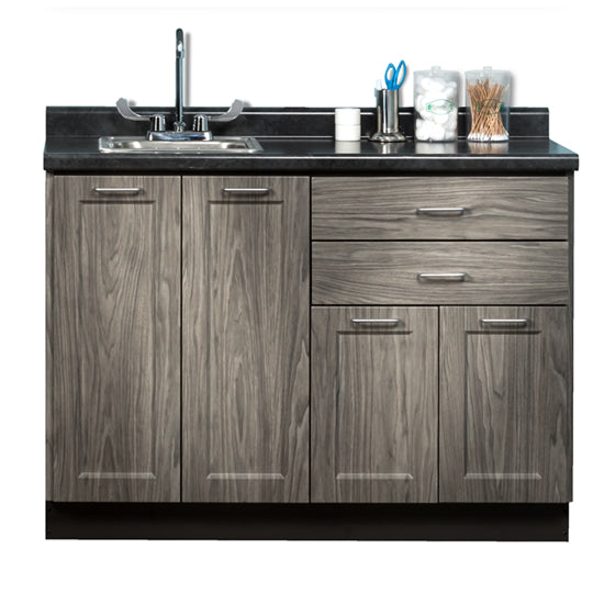 48" Fashion Finish, Base Cabinet and countertop with sink included