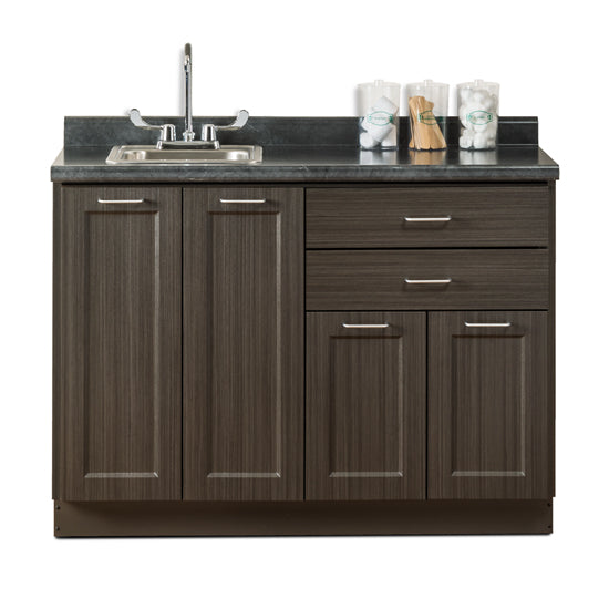 48" Fashion Finish, Base Cabinet and countertop with sink included