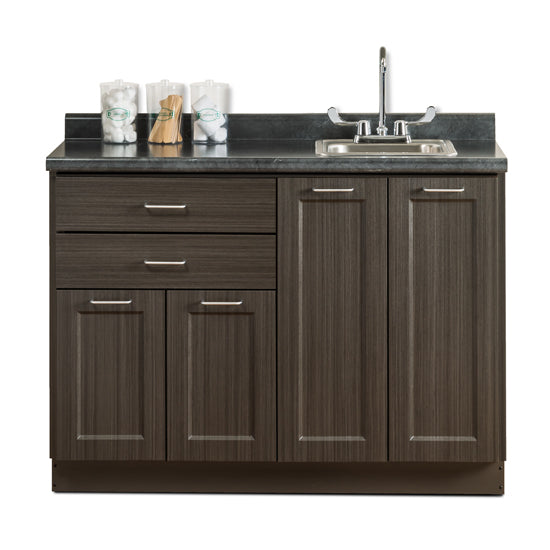 48" Fashion Finish, Base Cabinet and countertop with sink included