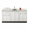 72" Fashion Finish, Base Cabinet with countertop and sink include