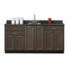 72" Fashion Finish, Base Cabinet with countertop and sink include