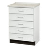 Fashion Finish, Stationary Treatment Cabinet with 5 Drawers