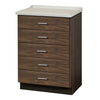 Fashion Finish, Stationary Treatment Cabinet with 5 Drawers