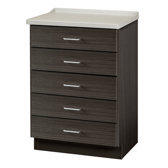 Fashion Finish, Stationary Treatment Cabinet with 5 Drawers