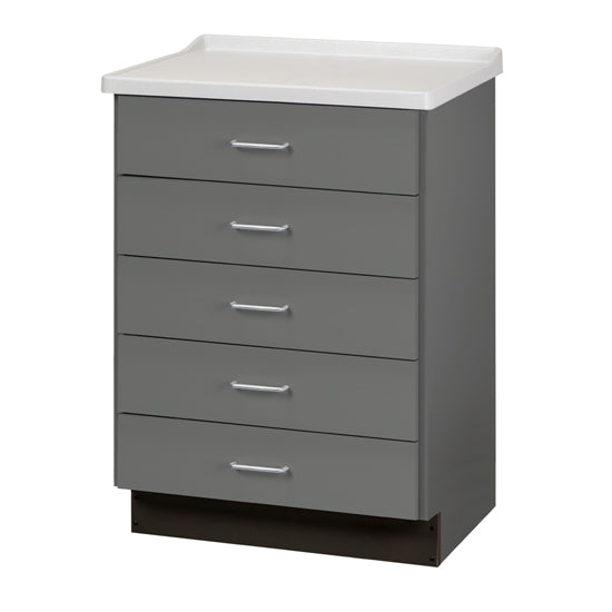 Molded Top Treatment Cabinet with 5 Drawers