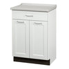 Fashion Finish, Molded Top Treatment Cabinet with 2 Doors and 1 Drawer