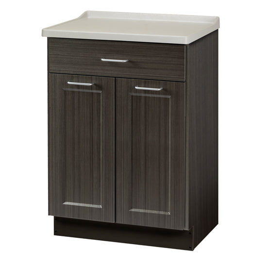 Fashion Finish, Molded Top Treatment Cabinet with 2 Doors and 1 Drawer