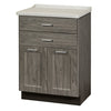 Fashion Finish, Molded Top Treatment Cabinet with 2 Doors and 2 Drawers