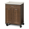 Fashion Finish Mobile Treatment Cabinet with 2 Doors and 1 Drawer