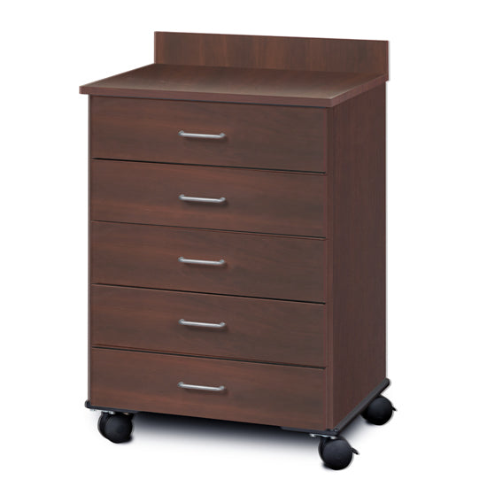 Mobile Treatment Cabinet with 5 Drawers