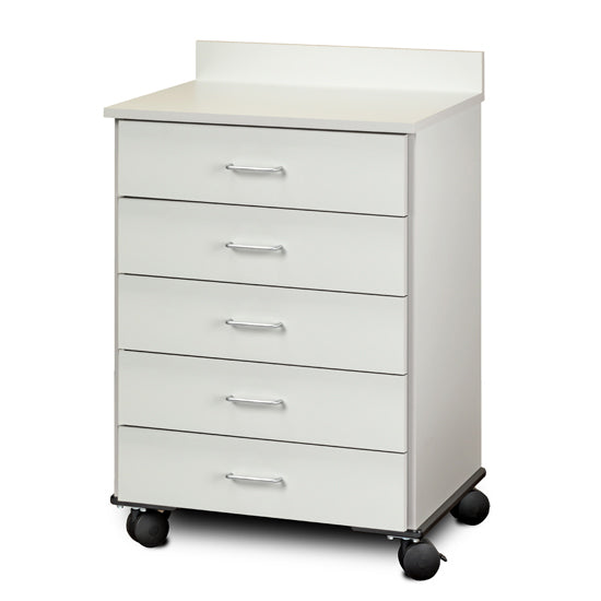 Mobile Treatment Cabinet with 5 Drawers