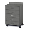 Mobile Treatment Cabinet with 5 Drawers