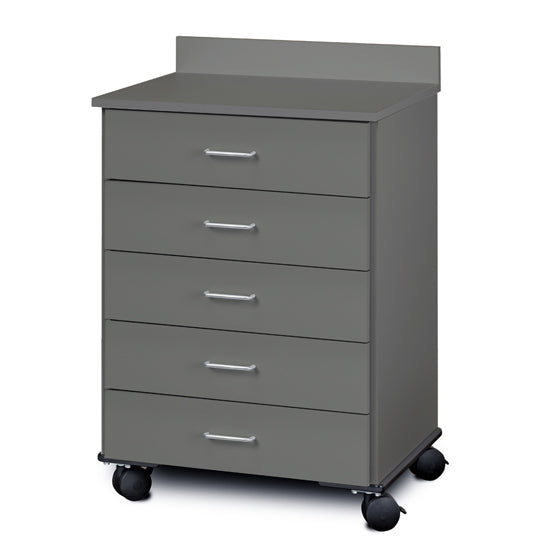 Mobile Treatment Cabinet with 5 Drawers