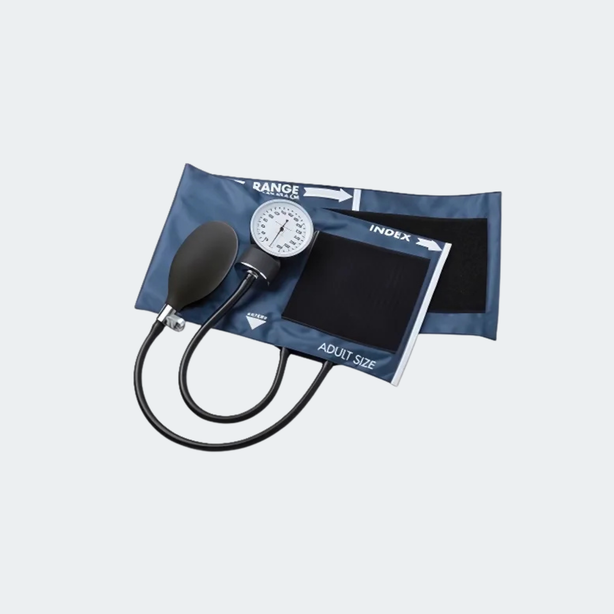 ADC Aneroid Sphyg Adult Navy w/Certificate