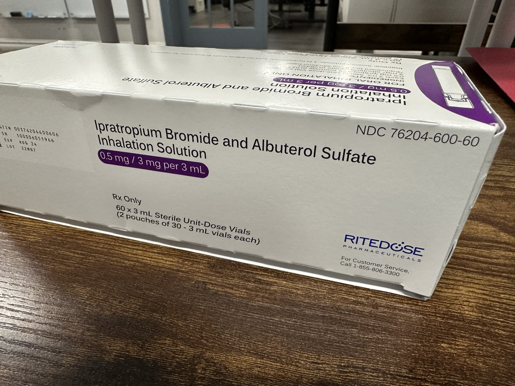 Albuterol Sulfate Inhalation 0.5/3mg 3mL 76204060060 (30/PK)