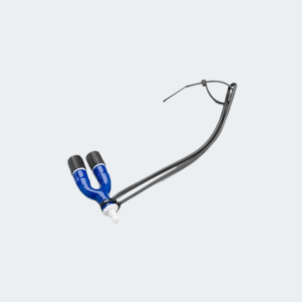 BP Cuff Adapter, Single Male Bayonet  to Double Male Screw Connector 
