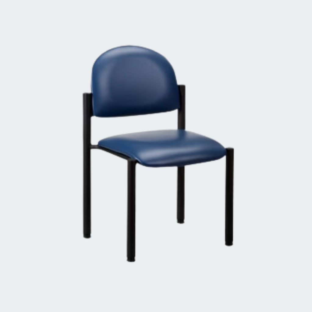 Black Frame Chair/No Arms